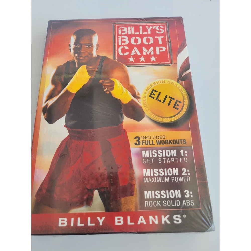 Billy Blanks Billys Boot Camp Elite 3 Workouts DVD New Sealed Fitness‎ Tae Bo